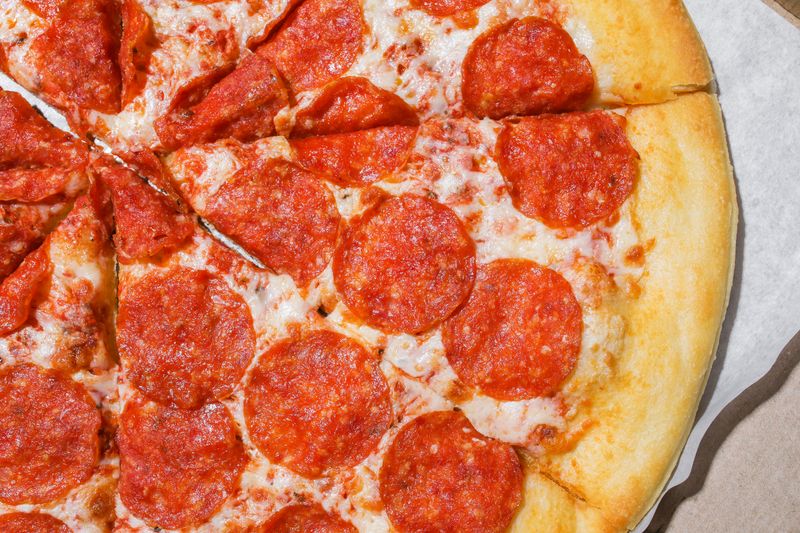 Pepperoni Supreme pizza at Green lantern pizza